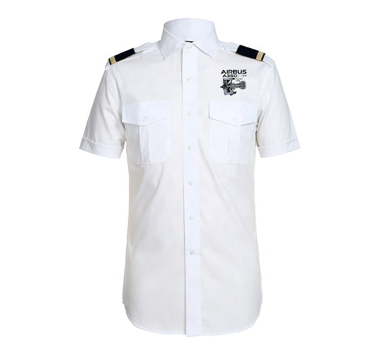 Airbus A350 & Trent Wxb Engine Designed Pilot Shirts