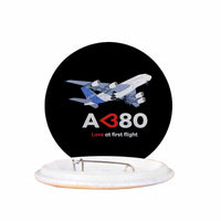 Thumbnail for Airbus A380 Love at first flight Designed Pins