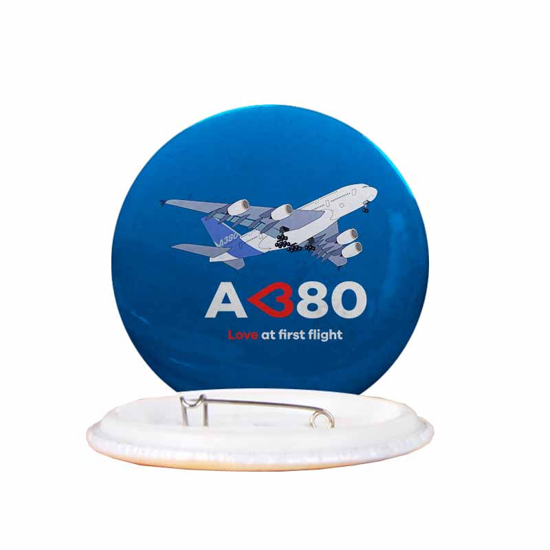 Airbus A380 Love at first flight Designed Pins