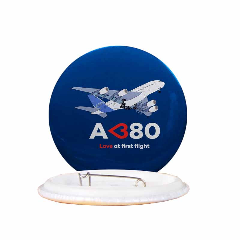 Airbus A380 Love at first flight Designed Pins