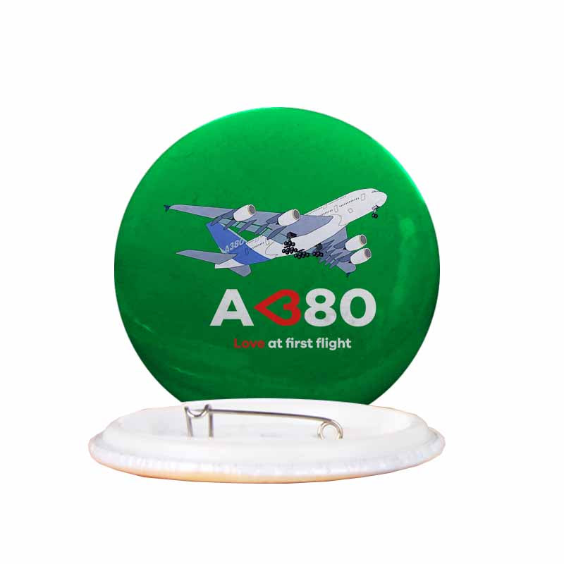 Airbus A380 Love at first flight Designed Pins