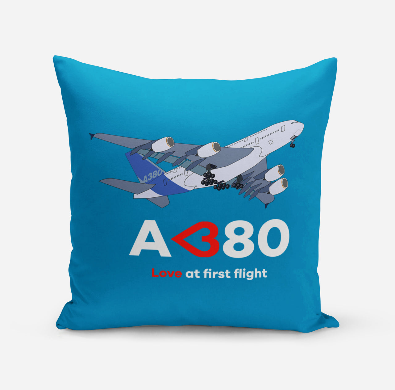 Airbus A380 Love at first flight Designed Pillows