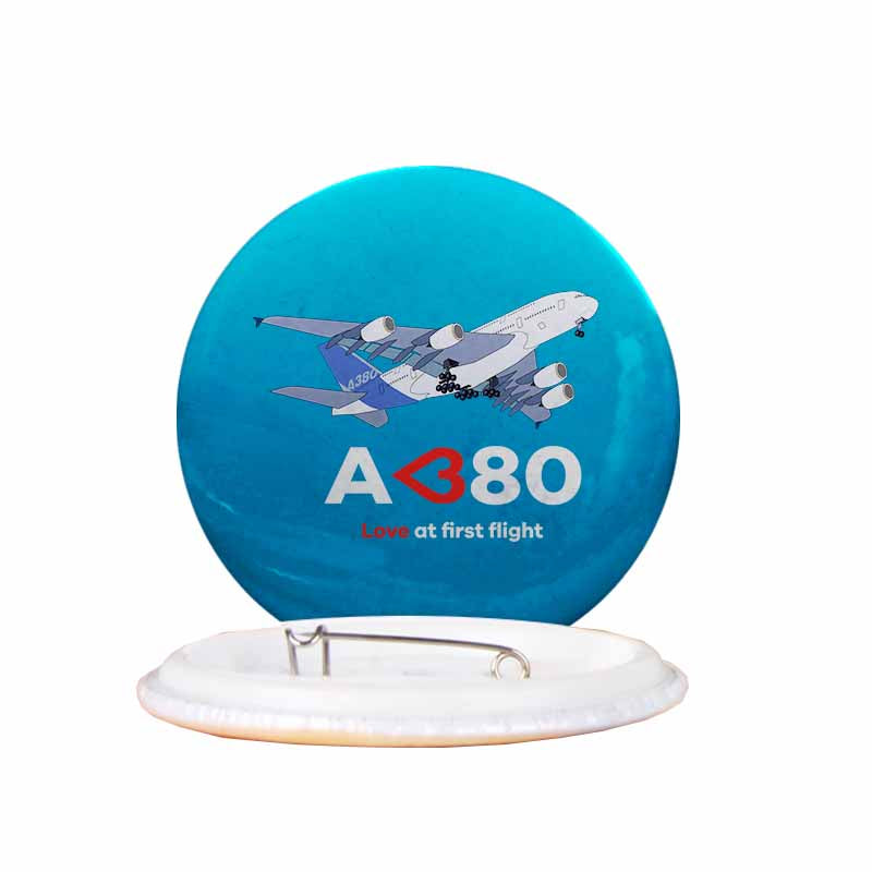 Airbus A380 Love at first flight Designed Pins