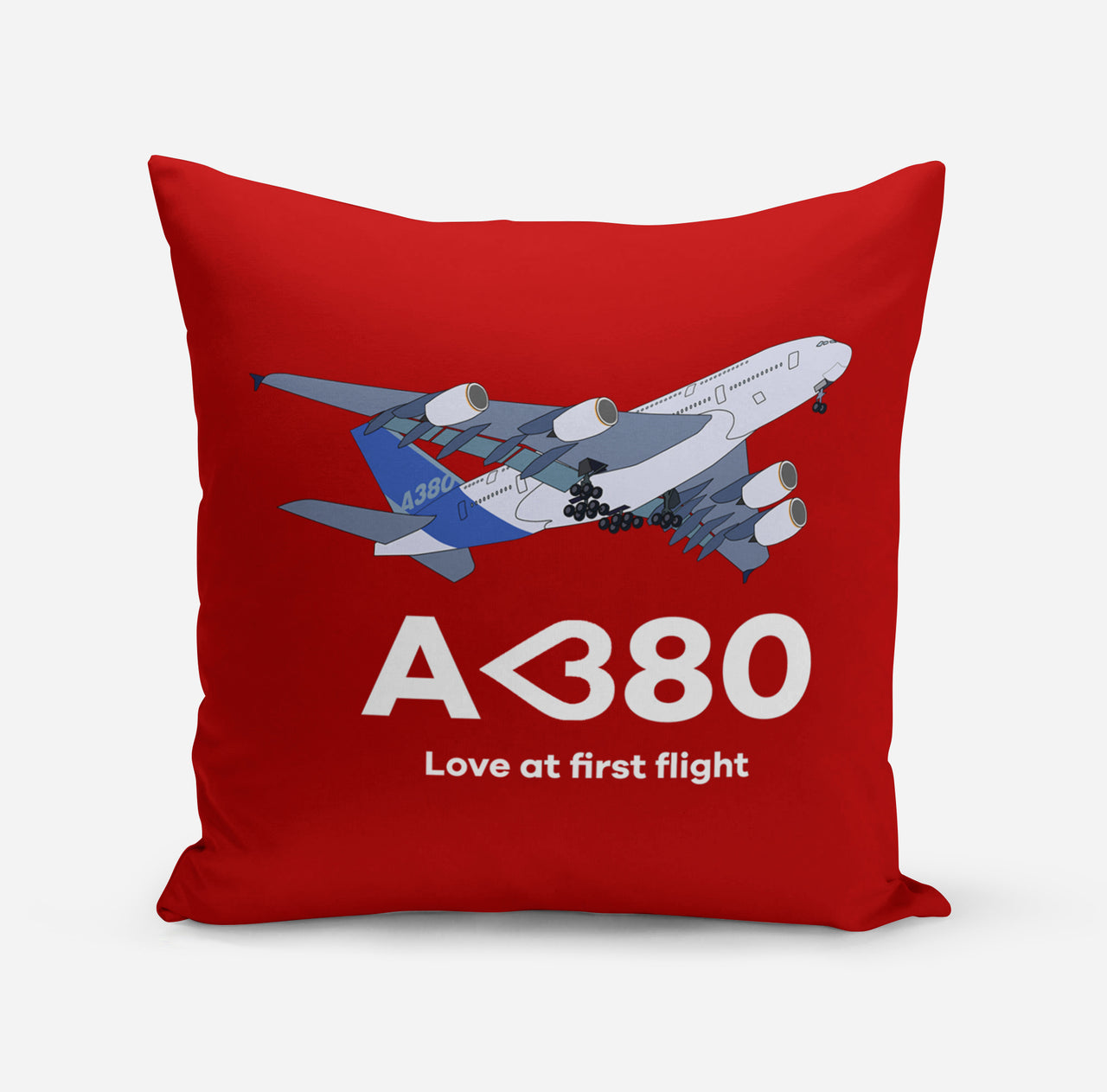 Airbus A380 Love at first flight Designed Pillows