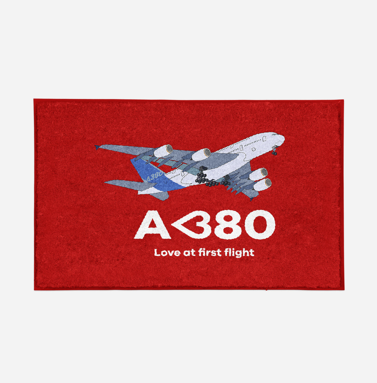 Airbus A380 Love at first flight Designed Door Mats