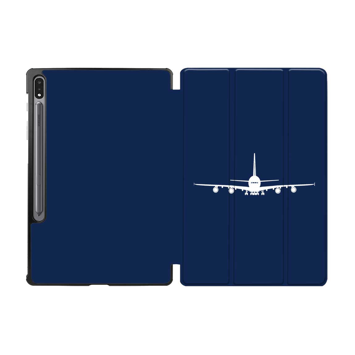 Airbus A380 Silhouette Designed Samsung Tablet Cases