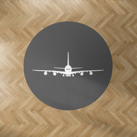 Thumbnail for Airbus A380 Silhouette Designed Carpet & Floor Mats (Round)