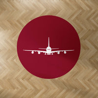 Thumbnail for Airbus A380 Silhouette Designed Carpet & Floor Mats (Round)