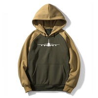 Thumbnail for Airbus A380 Silhouette Designed Colourful Hoodies