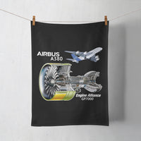 Thumbnail for Airbus A380 & GP7000 Engine Designed Towels