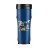 Thumbnail for Airbus A380 & GP7000 Engine Designed Plastic Travel Mugs