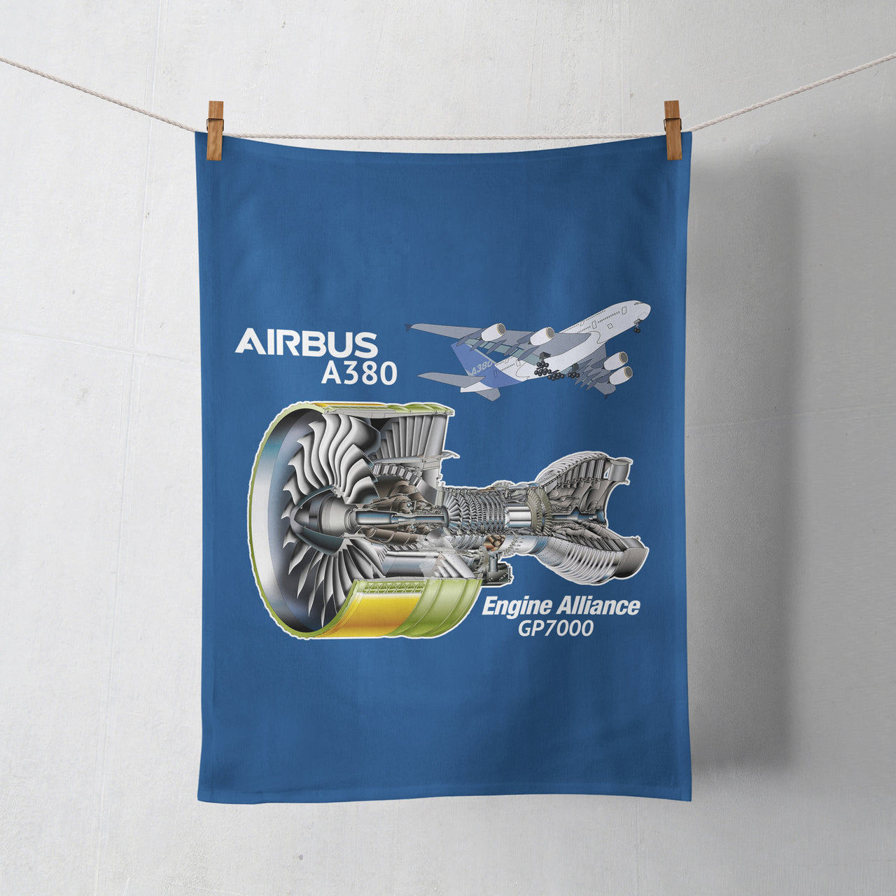 Airbus A380 & GP7000 Engine Designed Towels