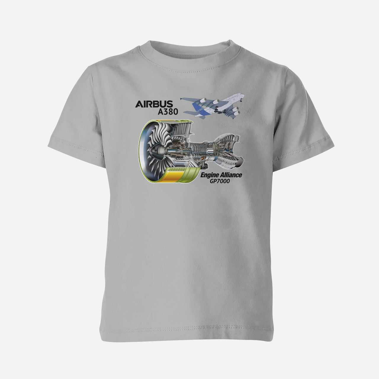 Airbus A380 & GP7000 Engine Designed Children T-Shirts