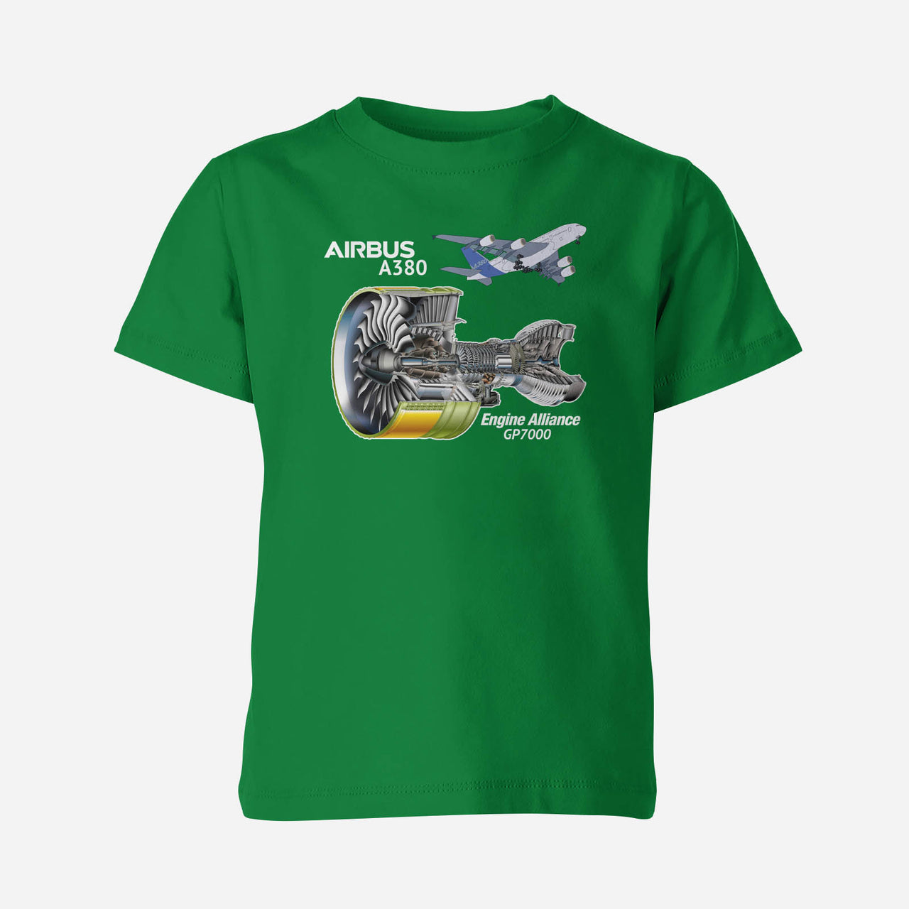 Airbus A380 & GP7000 Engine Designed Children T-Shirts