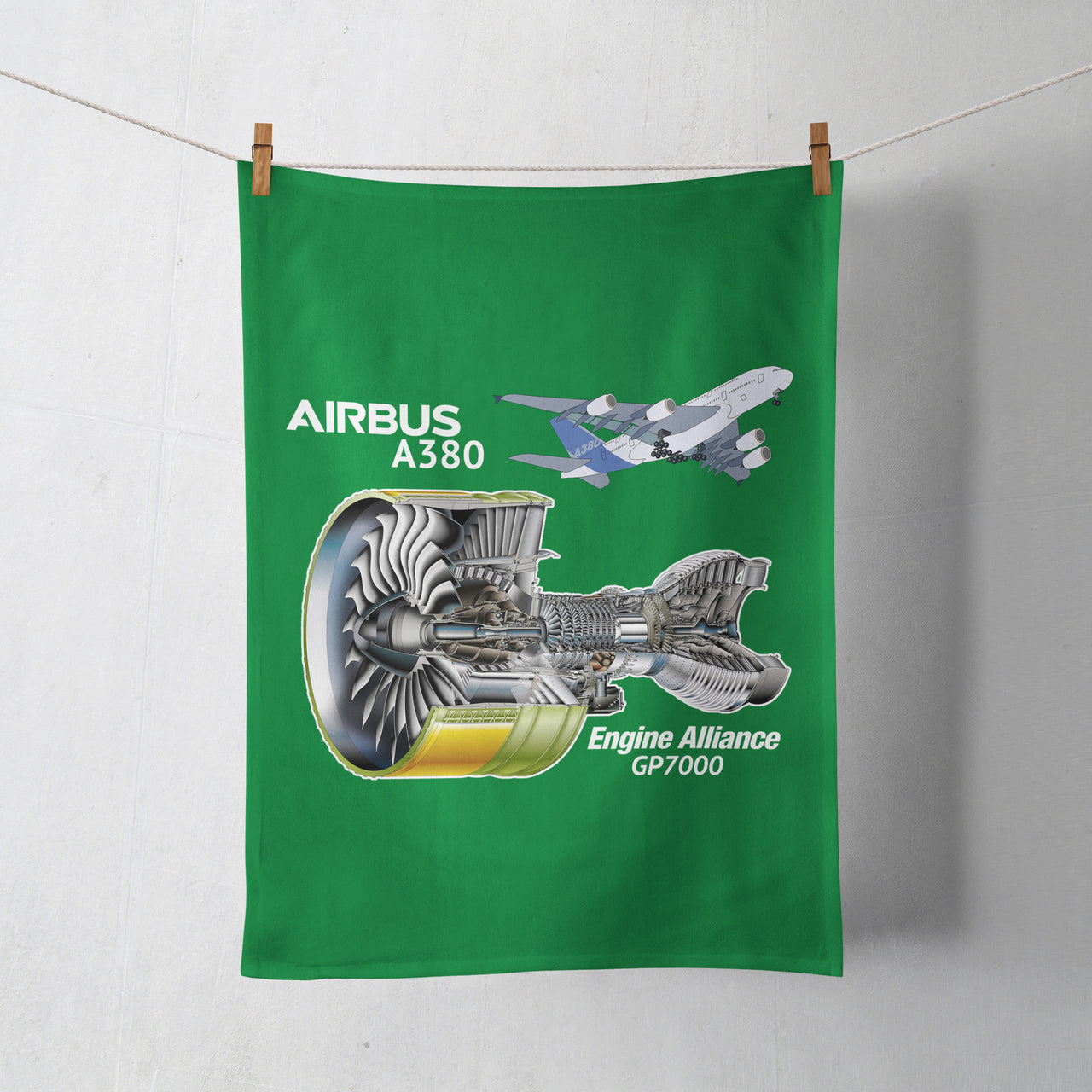 Airbus A380 & GP7000 Engine Designed Towels