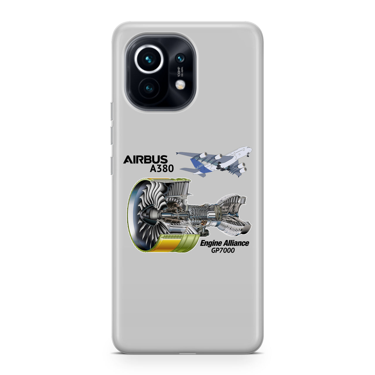 Airbus A380 & GP7000 Engine Designed Xiaomi Cases