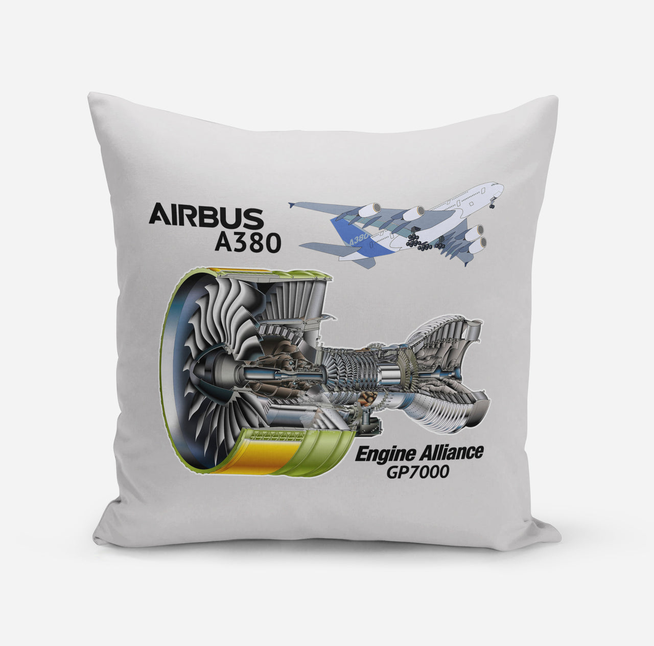 Airbus A380 & GP7000 Engine Designed Pillows