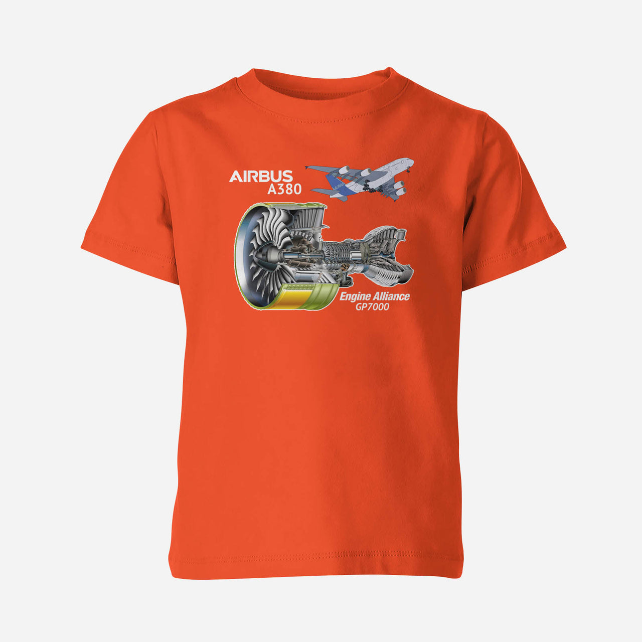 Airbus A380 & GP7000 Engine Designed Children T-Shirts