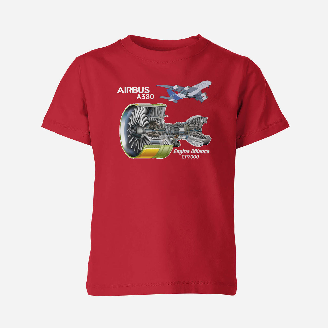 Airbus A380 & GP7000 Engine Designed Children T-Shirts