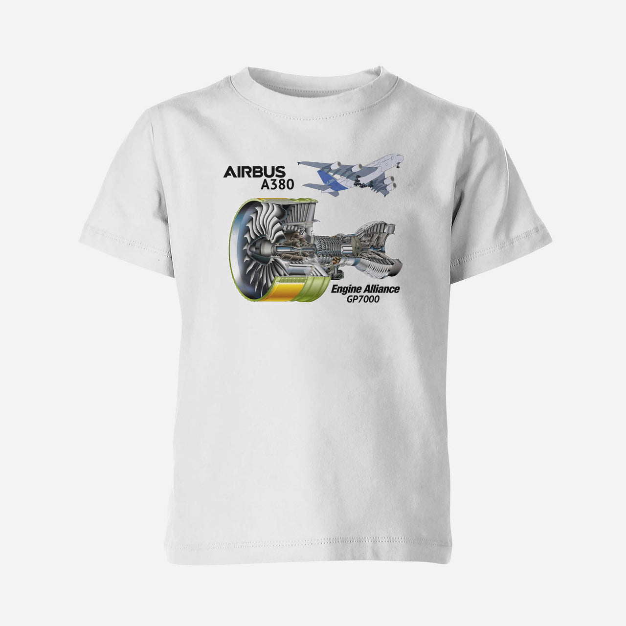 Airbus A380 & GP7000 Engine Designed Children T-Shirts