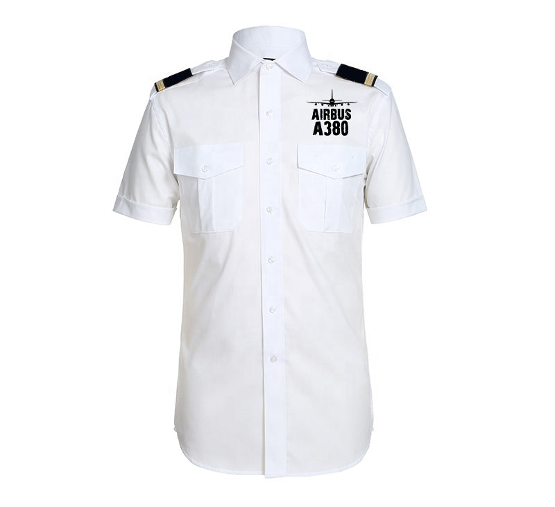 Airbus A380 & Plane Designed Pilot Shirts