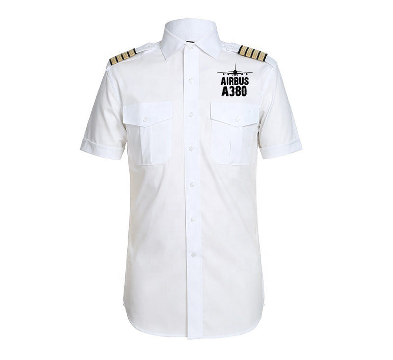 Airbus A380 & Plane Designed Pilot Shirts