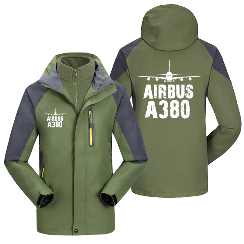 Airbus A380 & Plane Designed Thick Skiing Jackets