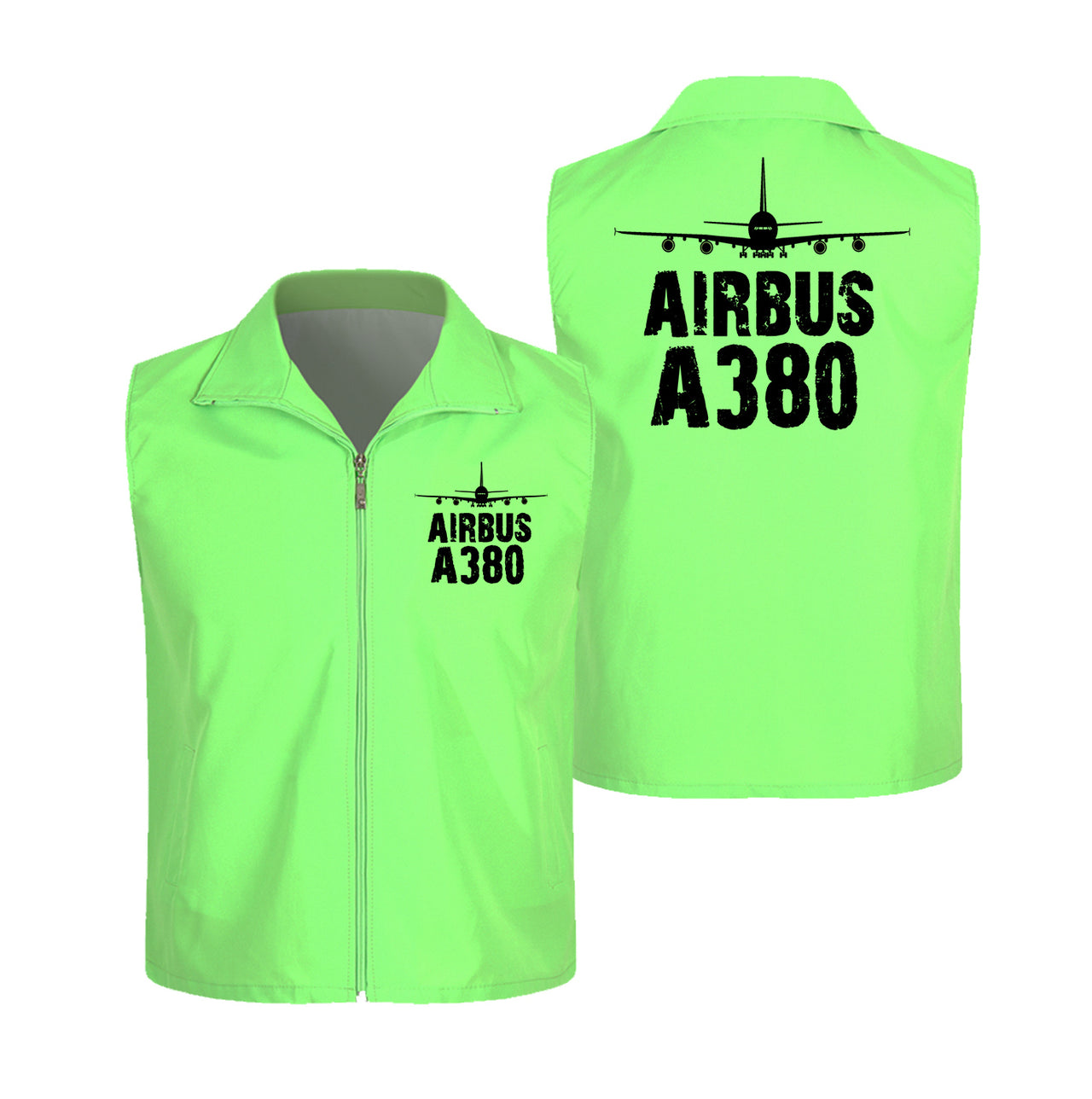 Airbus A380 & Plane Designed Thin Style Vests