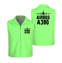 Thumbnail for Airbus A380 & Plane Designed Thin Style Vests