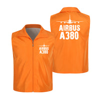 Thumbnail for Airbus A380 & Plane Designed Thin Style Vests