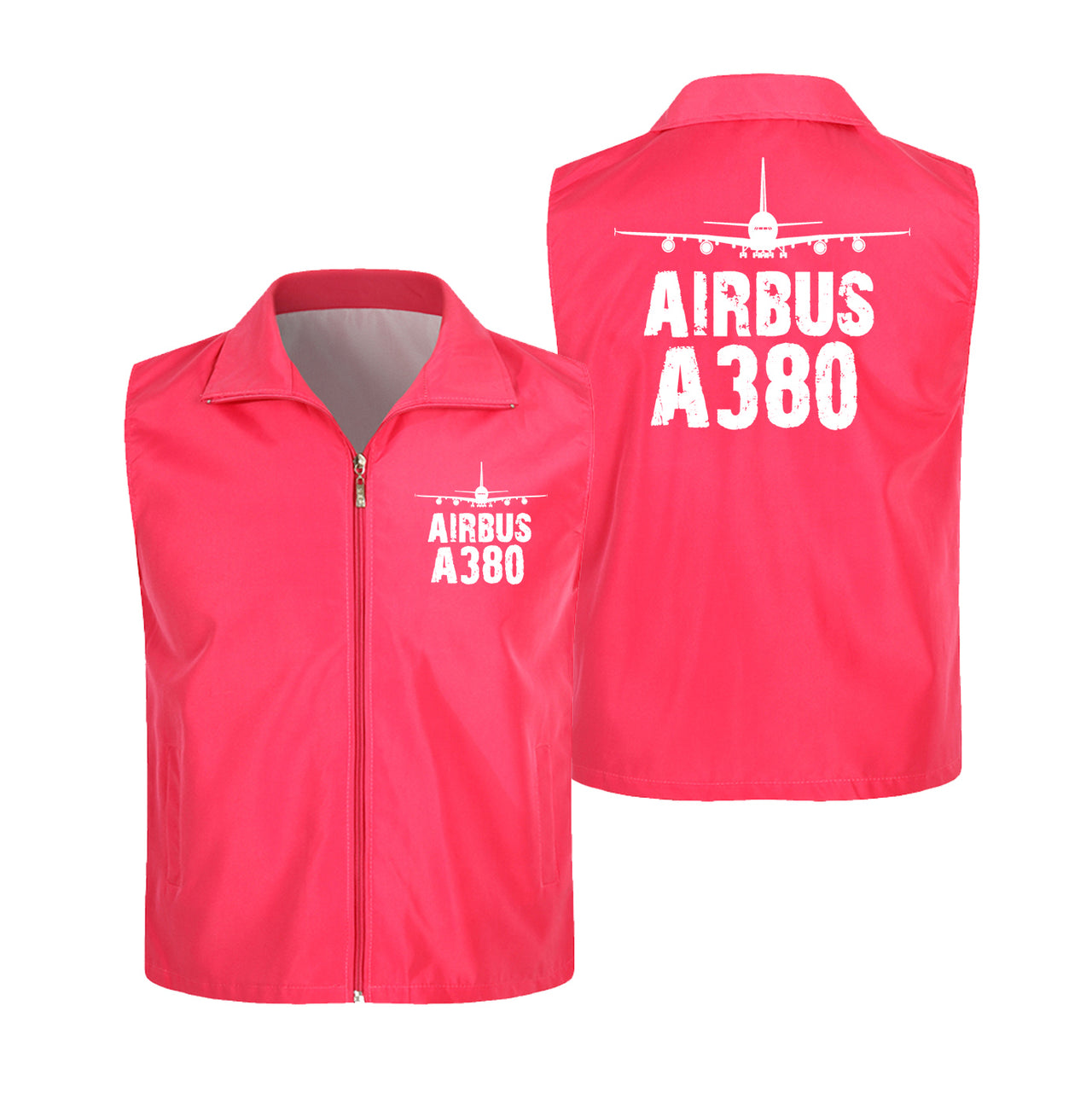 Airbus A380 & Plane Designed Thin Style Vests