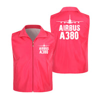 Thumbnail for Airbus A380 & Plane Designed Thin Style Vests