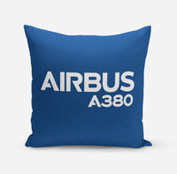 Thumbnail for Airbus A380 & Text Designed Pillows