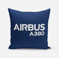 Thumbnail for Airbus A380 & Text Designed Pillows