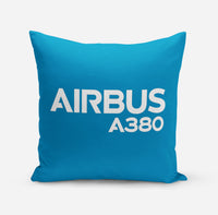 Thumbnail for Airbus A380 & Text Designed Pillows