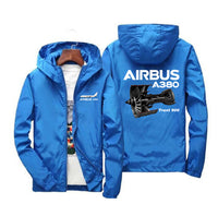 Thumbnail for Airbus A380 & Trent 900 Engine Designed Windbreaker Jackets