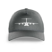 Thumbnail for Airbus A400M Silhouette Printed Hats