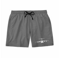 Thumbnail for Airbus A400M Silhouette Designed Swim Trunks & Shorts