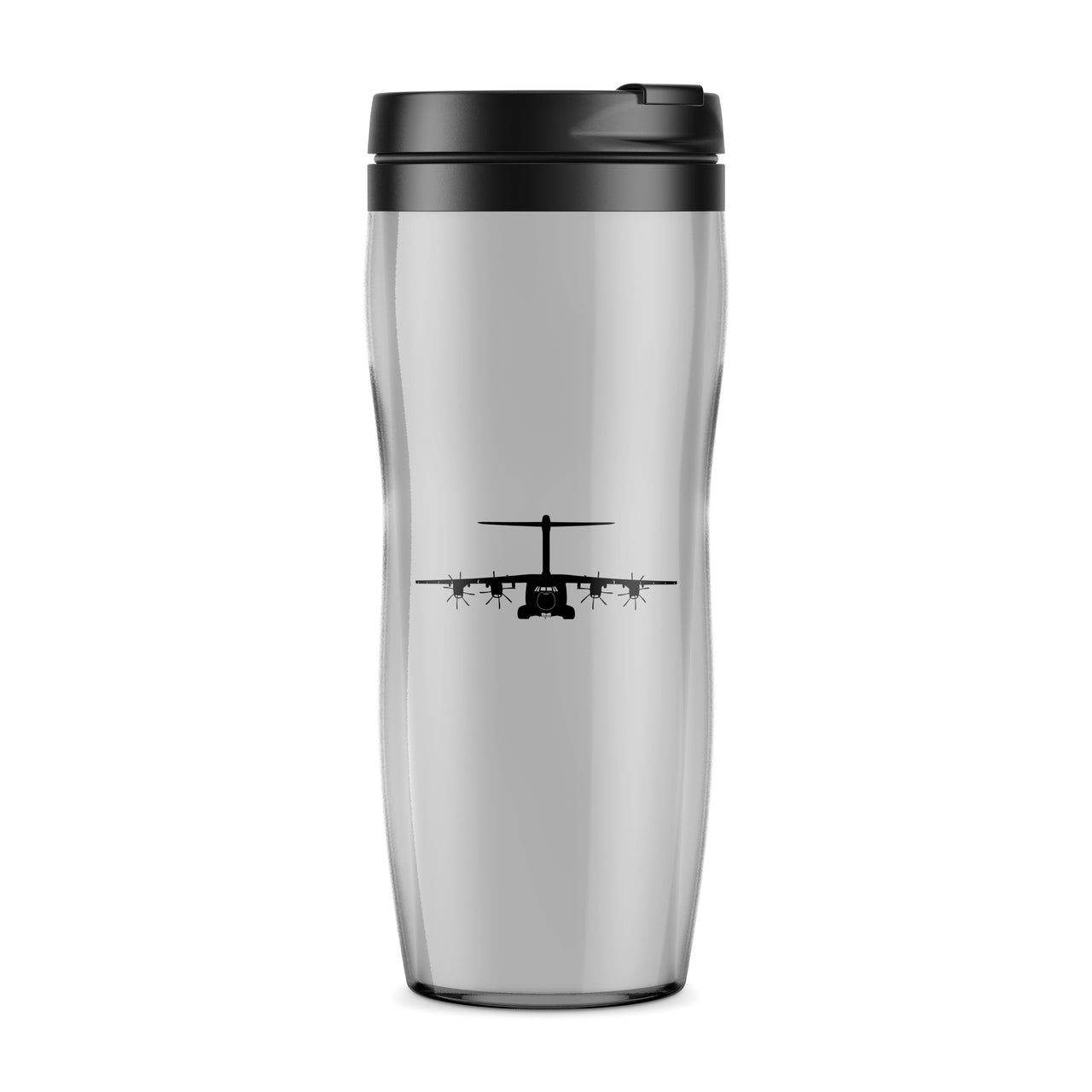 Airbus A400M Silhouette Designed Travel Mugs