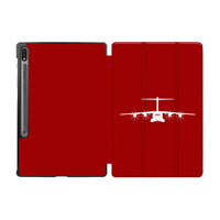 Thumbnail for Airbus A400M Silhouette Designed Samsung Tablet Cases