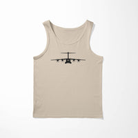 Thumbnail for Airbus A400M Silhouette Designed Tank Tops