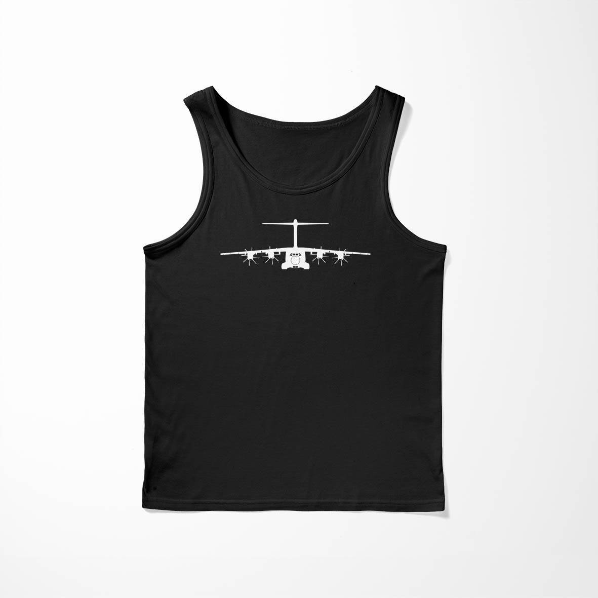 Airbus A400M Silhouette Designed Tank Tops