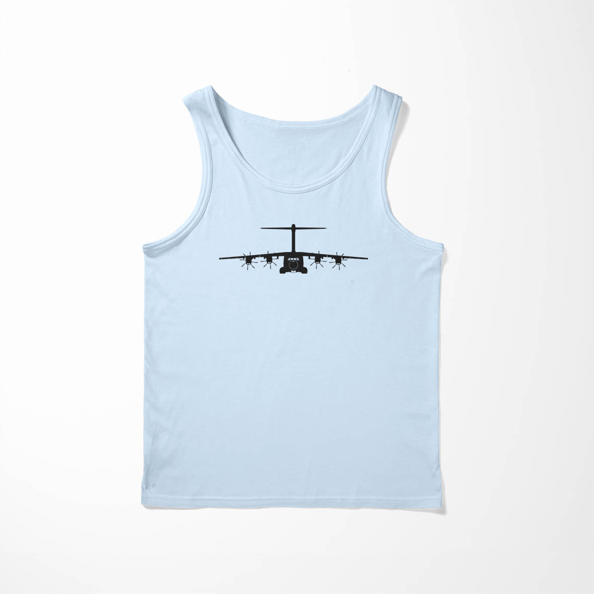 Airbus A400M Silhouette Designed Tank Tops