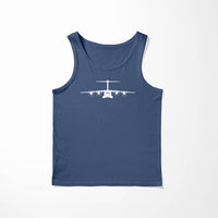 Thumbnail for Airbus A400M Silhouette Designed Tank Tops