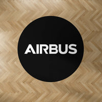 Thumbnail for Airbus & Text Designed Carpet & Floor Mats (Round)