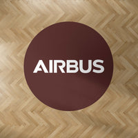 Thumbnail for Airbus & Text Designed Carpet & Floor Mats (Round)