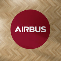 Thumbnail for Airbus & Text Designed Carpet & Floor Mats (Round)