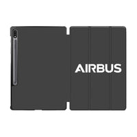 Thumbnail for Airbus & Text Designed Samsung Tablet Cases