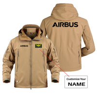 Thumbnail for Airbus & Text Designed Military Jackets (Customizable)