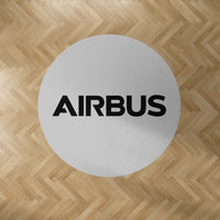 Thumbnail for Airbus & Text Designed Carpet & Floor Mats (Round)